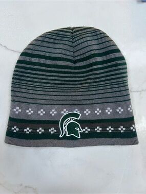 Michigan State Beanie with Spartan Logo